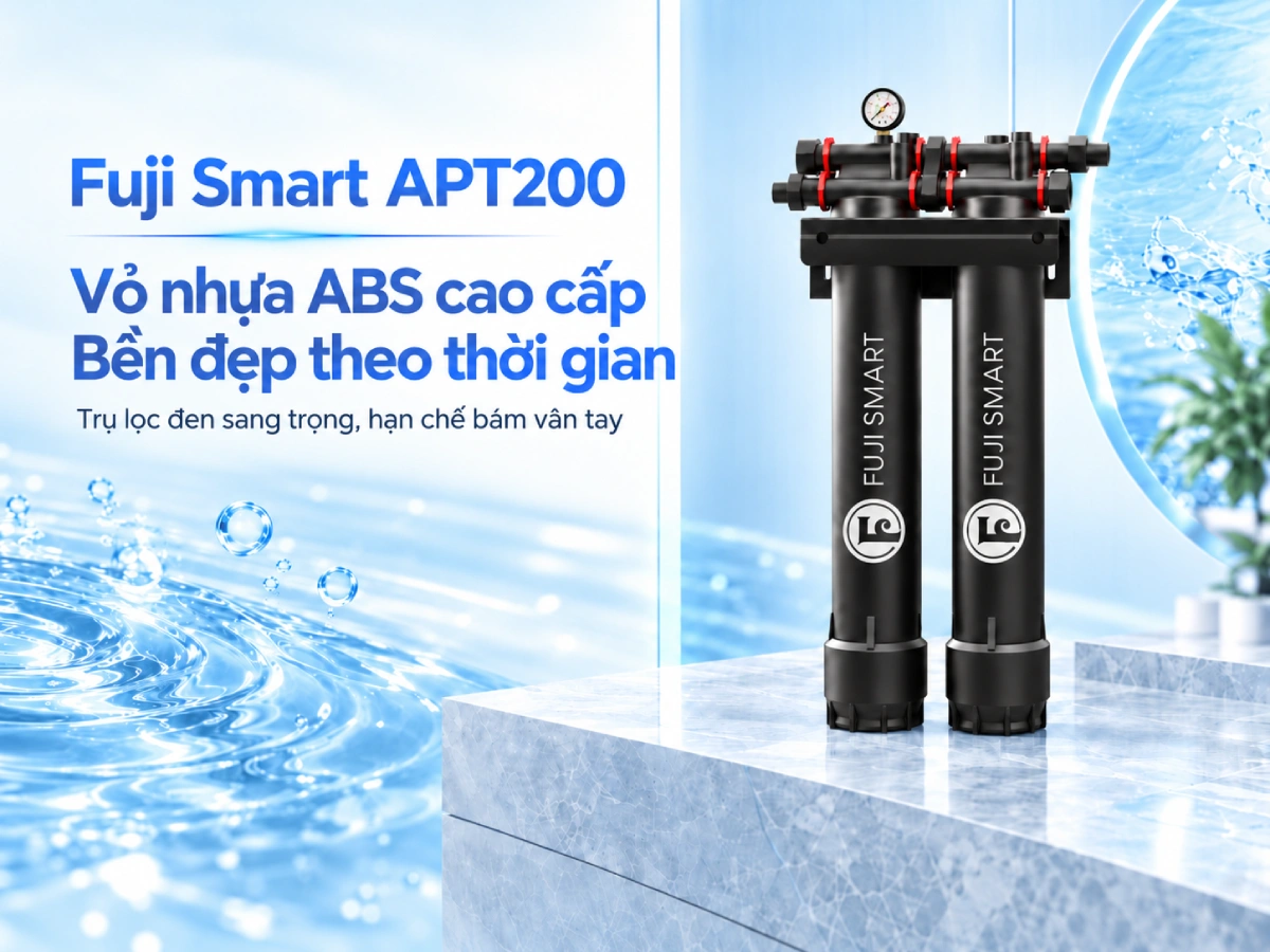 chất liệu vỏ của hệ thống lọc tổng Fuji Smart APT200